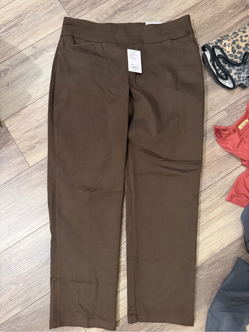 croft & barrow women’s Brown Straight-Leg dress pants